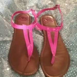 Pink fergalicious sandals